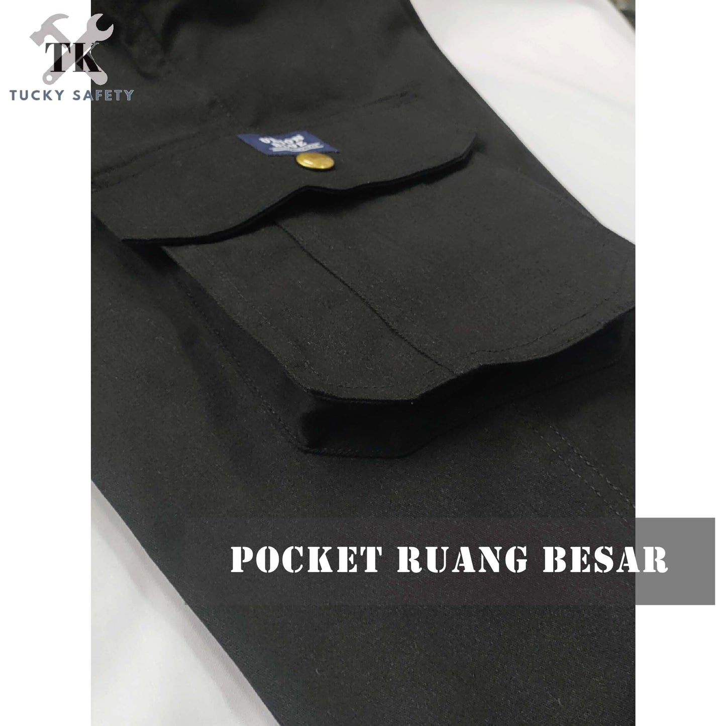 P300 [ READY STOCK ] CARGO 6 POCKETS SLIM STRETCHABLE WORKING LONG PANTS / CARGO PANTS / SELUAR PANJANG KERJA