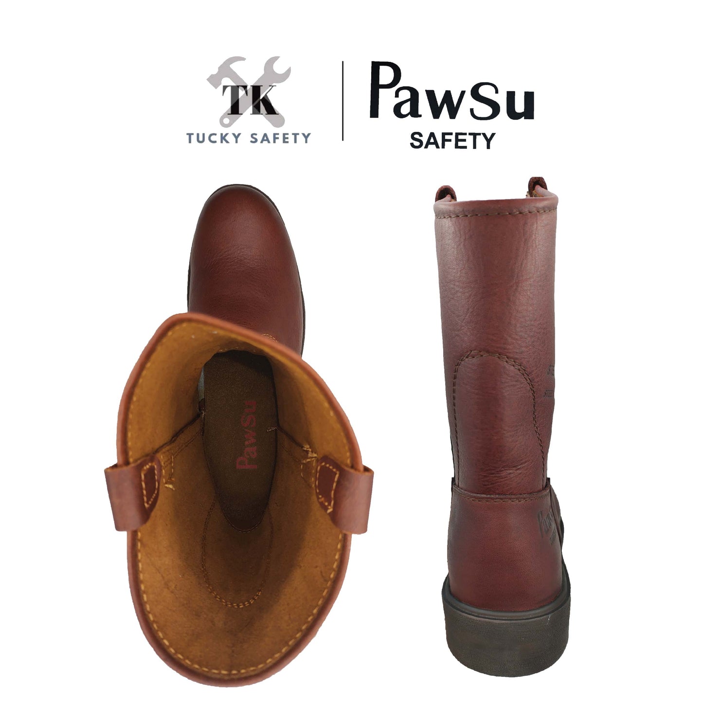 PS801 SERIES PAWSU MEN'S SAFETY BOOT / STEEL TOE PLATE HEAVY DUTY SAFETY BOOT / KASUT KERJA LELAKI