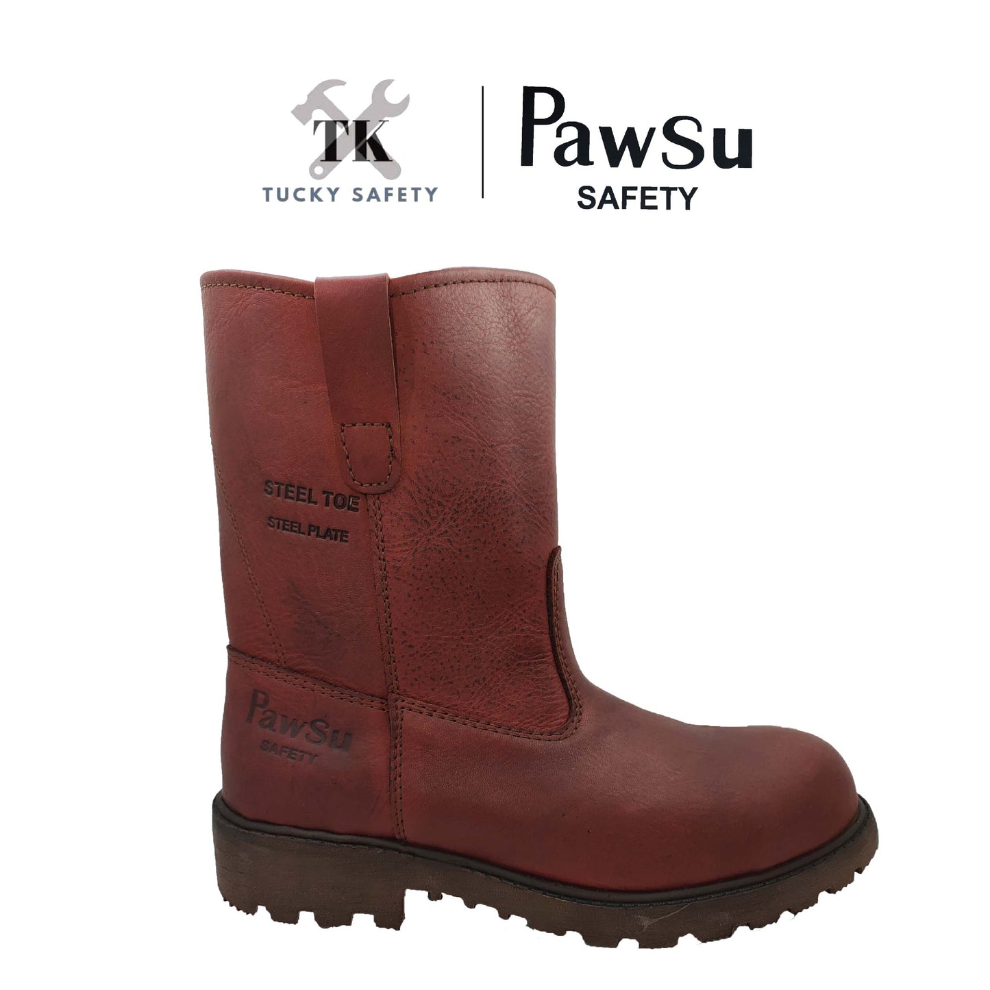 PS906 SERIES PAWSU MEN'S SAFETY BOOT / STEEL TOE PLATE HEAVY DUTY SAFETY BOOT / KASUT KERJA LELAKI