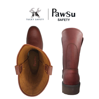 PS906 SERIES PAWSU MEN'S SAFETY BOOT / STEEL TOE PLATE HEAVY DUTY SAFETY BOOT / KASUT KERJA LELAKI