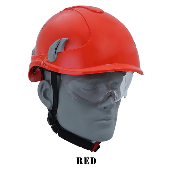 [ READY STOCK ] ALPIN PLUS SAFETY HELMET / HEAD PROTECTIVE / TOPI KESELAMATAN ( RED / WHITE / YELLOW / ORANGE )