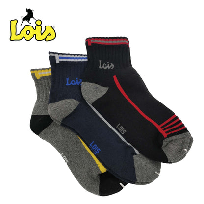 SC-7403 [ LOIS ] HEAVY DUTY SAFETY MEN SOCK STRETCHABLE / STOCKING KAIN TEBAL COTTON SOCK FREE SIZE