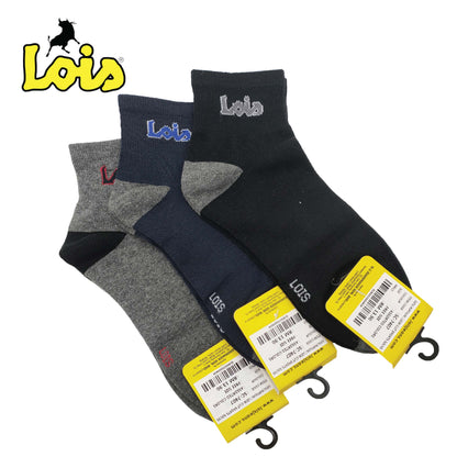 SC-7407 [ LOIS ] SAFETY MEN SOCK STRETCHABLE / STOCKING COTTON SOCK FREE SIZE