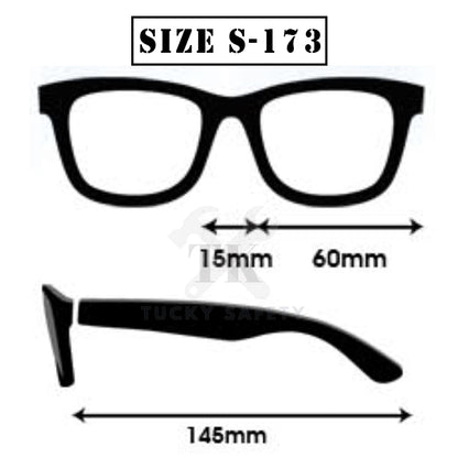 S-173 - SAFETY GUARD SUNGLASSES / WORK EYEWEAR PROTECTIVE PROTECTION GOGGLE SPECTACLES / CERMIN MATA KERJA