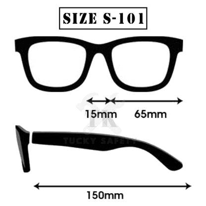 S-101 - SAFETY GUARD SUNGLASSES / WORK EYEWEAR PROTECTIVE PROTECTION GOGGLE SPECTACLES / CERMIN MATA KERJA