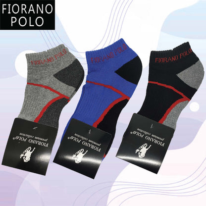 SK002 - [ READY STOCK ] HEAVY DUTY SAFETY MEN SOCK / STOKING LELAKI KERJA TAHAN LASAK / STRETCHABLE 100% COTTON FIORANO POLO