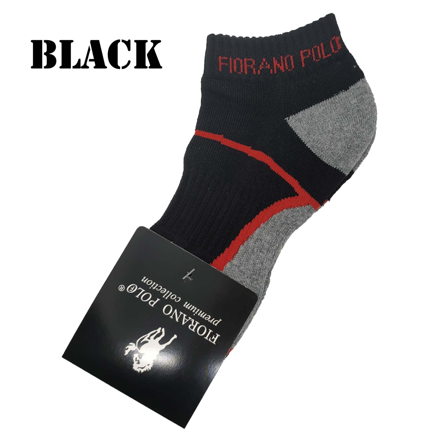 SK002 - [ READY STOCK ] HEAVY DUTY SAFETY MEN SOCK / STOKING LELAKI KERJA TAHAN LASAK / STRETCHABLE 100% COTTON FIORANO POLO