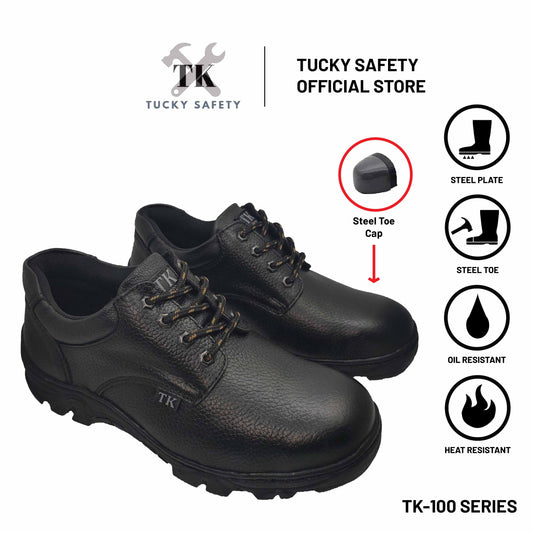 TK100 SERIES TK BUT KESELAMATAN LELAKI MEN'S SAFETY SHOES / STEEL TOE STEEL PLATE / KASUT KERJA LELAKI SAFETY BOOT