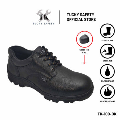 TK100 SERIES TK BUT KESELAMATAN LELAKI MEN'S SAFETY SHOES / STEEL TOE STEEL PLATE / KASUT KERJA LELAKI SAFETY BOOT