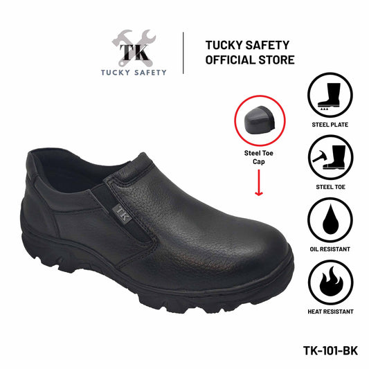TK101 SERIES TK BUT KESELAMATAN LELAKI MEN'S SAFETY SHOES / STEEL TOE STEEL PLATE / KASUT KERJA LELAKI SAFETY BOOT