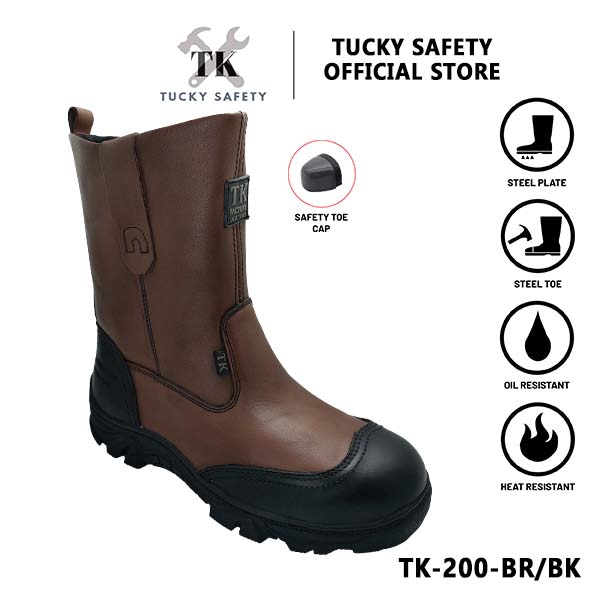 TK-200 SERIES TK MEN'S SAFETY SHOES / HEAVY DUTY WORKING SHOES / KASUT KERJA LELAKI SAFETY BOOT STEEL TOE STEEL CAP
