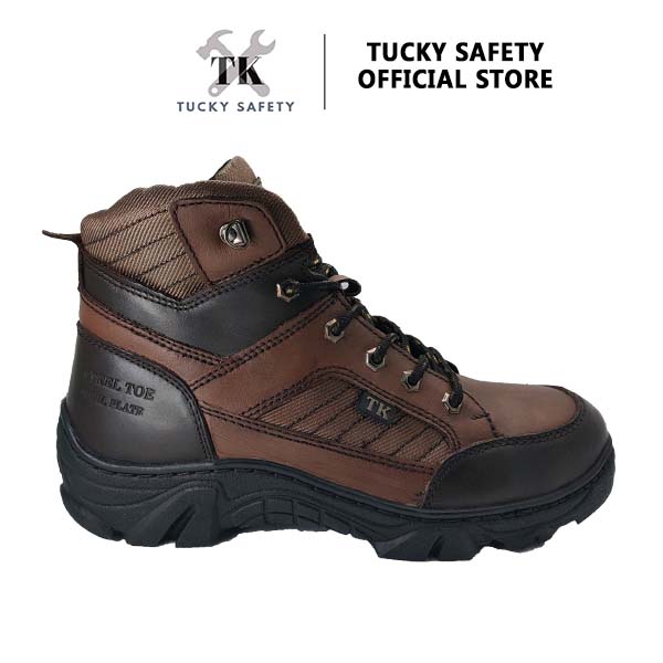 TK-202 SERIES TK MEN'S SPORT DESIGN SAFETY SHOES /STEEL TOE STEEL PLATE / LELAKI SAFETY BOOT LACE UP SAFETY SHOE