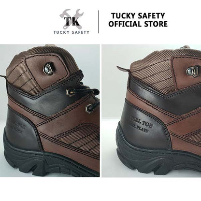 TK-202 SERIES TK MEN'S SPORT DESIGN SAFETY SHOES /STEEL TOE STEEL PLATE / LELAKI SAFETY BOOT LACE UP SAFETY SHOE