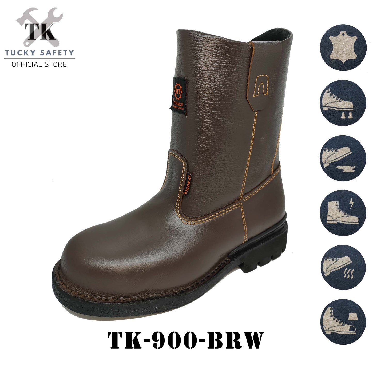 TK-900 SERIES TK MEN'S SAFETY SHOES / HEAVY DUTY WORKING SHOES / KASUT KERJA LELAKI SAFETY BOOT STEEL TOE STEEL CAP