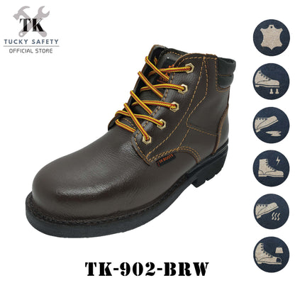 TK-902 SERIES TK MEN'S SAFETY SHOES / HEAVY DUTY WORKING SHOES / KASUT KERJA LELAKI SHOELACE SAFETY BOOT LACE UP SAFETY