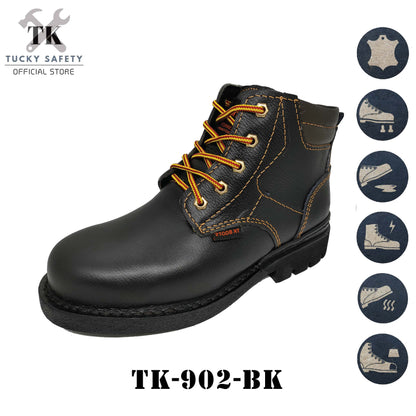 TK-902 SERIES TK MEN'S SAFETY SHOES / HEAVY DUTY WORKING SHOES / KASUT KERJA LELAKI SHOELACE SAFETY BOOT LACE UP SAFETY