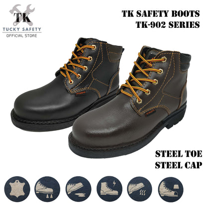 TK-902 SERIES TK MEN'S SAFETY SHOES / HEAVY DUTY WORKING SHOES / KASUT KERJA LELAKI SHOELACE SAFETY BOOT LACE UP SAFETY