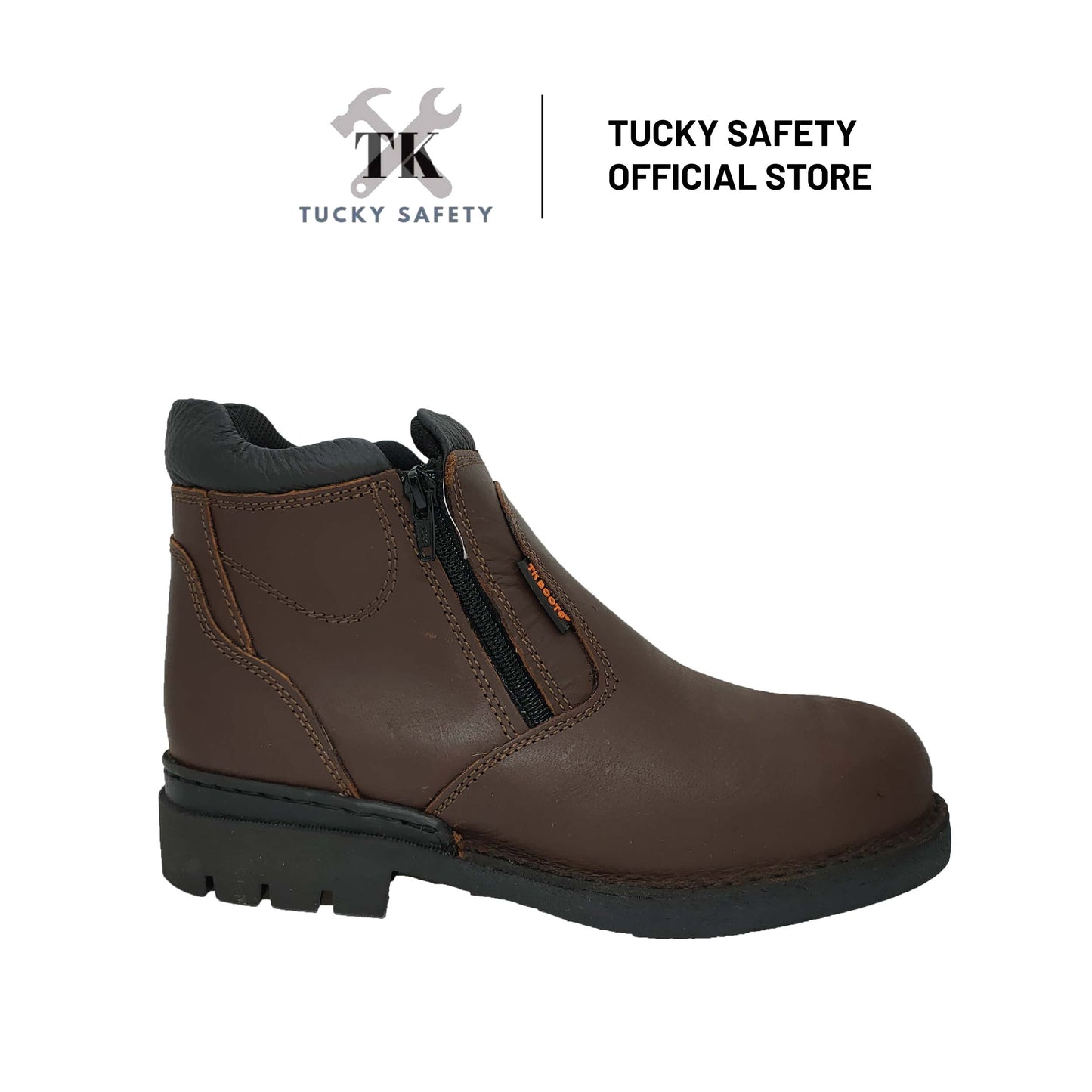 TK-909 TK MEN'S SAFETY SHOES / HEAVY DUTY WORKING SHOES / KASUT KERJA LELAKI ZIP SAFETY BOOT