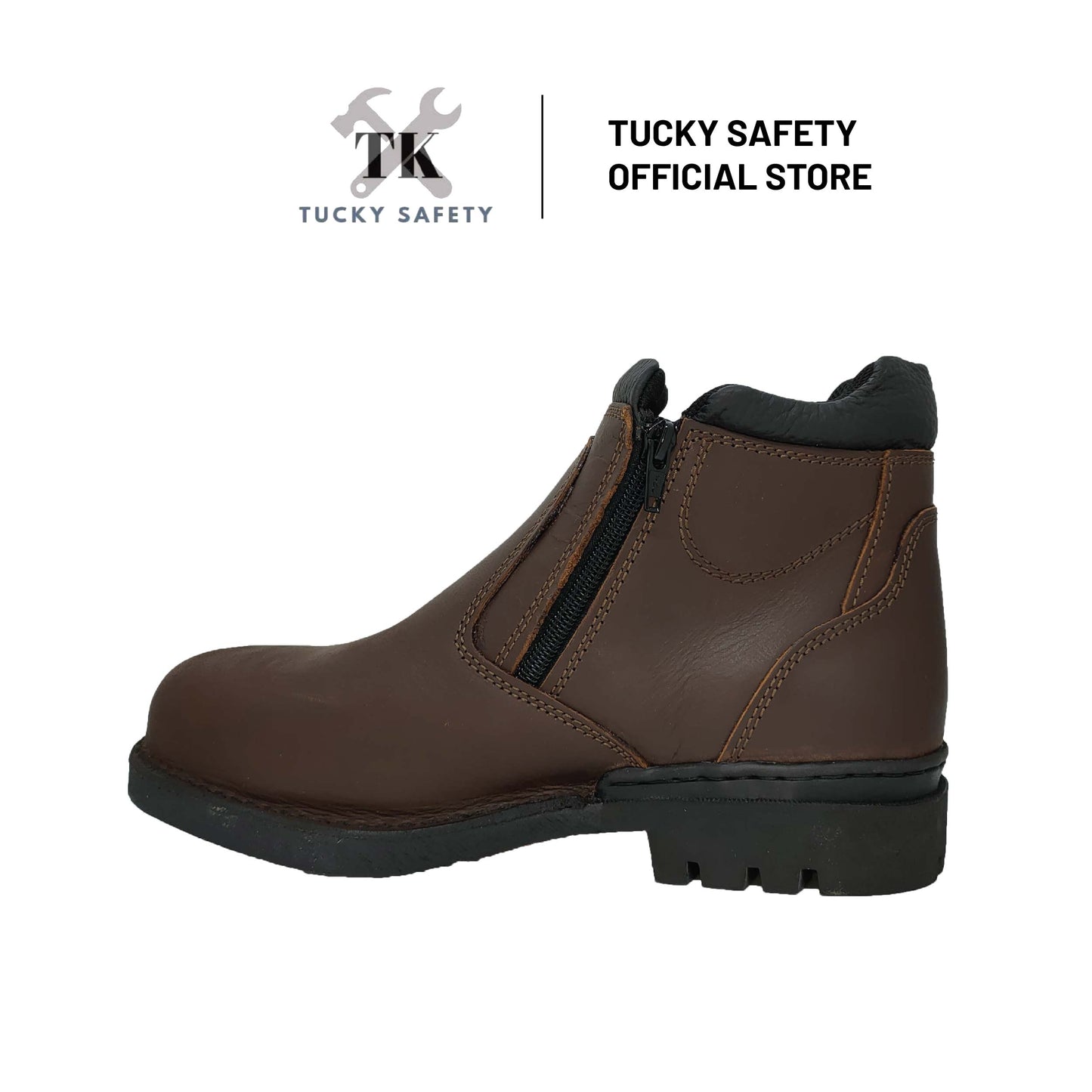 TK-909 TK MEN'S SAFETY SHOES / HEAVY DUTY WORKING SHOES / KASUT KERJA LELAKI ZIP SAFETY BOOT