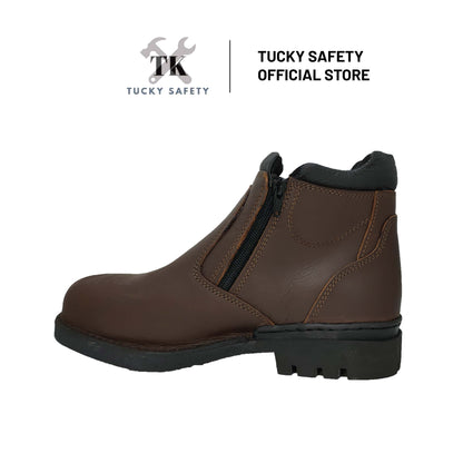 TK-909 TK MEN'S SAFETY SHOES / HEAVY DUTY WORKING SHOES / KASUT KERJA LELAKI ZIP SAFETY BOOT