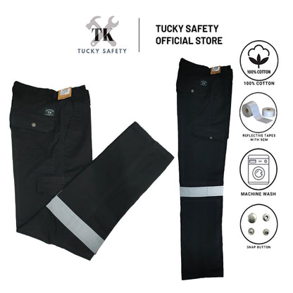 920 SERIES  MEN'S REFLECTIVE WORKING PANTS STRAIGHT CUT / CARGO PANTS / SELUAR KERJA LELAKI