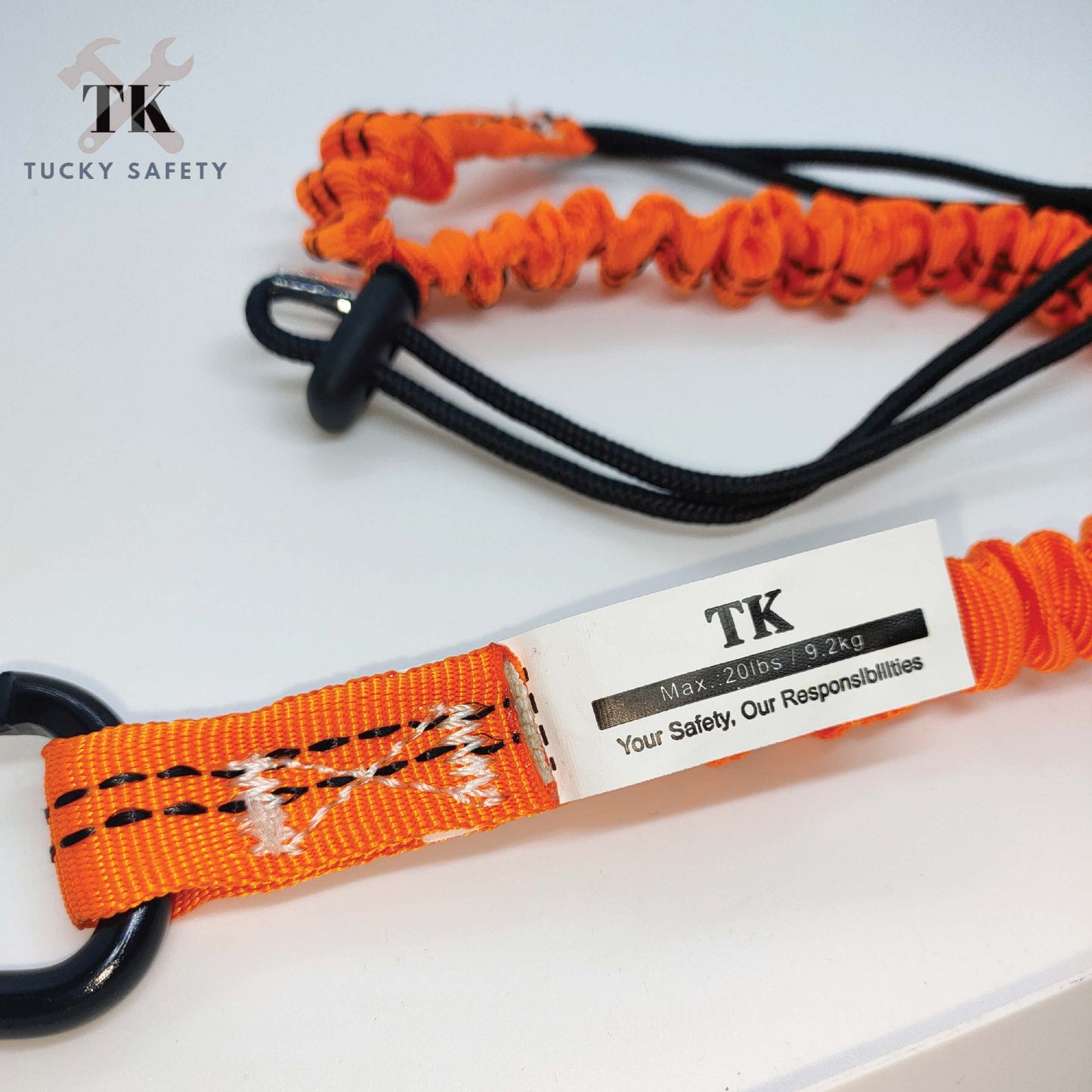 LANYARD - TK SAFETY TOOL SPRING LANYARD / SCAFFOLD TALI RATCHET MAX TOOL WEIGHT UP TO 9.2 KG