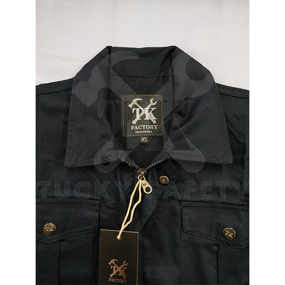 TK3600 - TK 100% COTTON TEBAL MEN'S SAFETY WORKING JACKET TEBAL / WORKING JACKET / BAJU KERJA TEBAL LELAKI