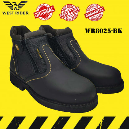 WR8025 - WEST RIDER MEN'S WORKING SAFETY BOOT / KASUT SAFETY KERJA LELAKI / MEN'S LEATHER WORKING SAFETY BOOT