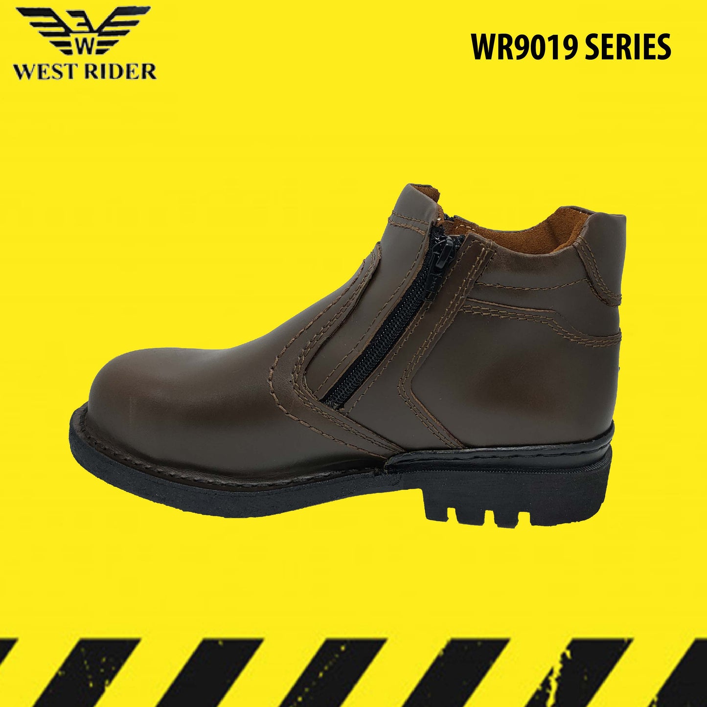 WR9019 PS - WEST RIDER SAFETY BOOT / KASUT SAFETY KERJA / LEATHER SAFETY BOOT