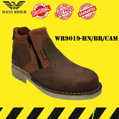 WR 9019 SERIES WEST RIDER SAFETY BOOT / KASUT SAFETY KERJA / LEATHER SAFETY BOOT HEAVY DUTY SAFETY BOOT