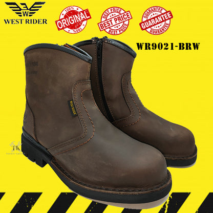 WR9021 - WEST RIDER MEN'S SAFETY BOOT / KASUT SAFETY KERJA LELAKI / MEN'S LEATHER SAFETY BOOT