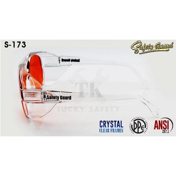 S-173 - SAFETY GUARD SUNGLASSES / WORK EYEWEAR PROTECTIVE PROTECTION GOGGLE SPECTACLES / CERMIN MATA KERJA