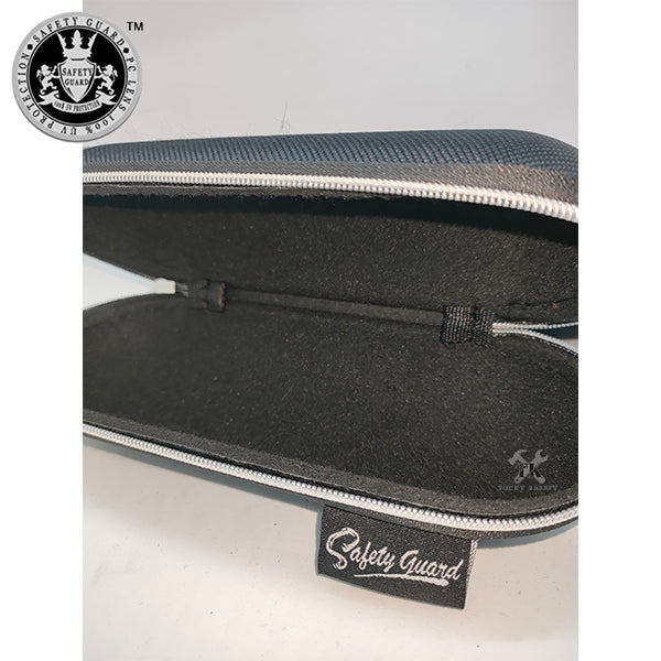 [ READY STOCK ] SAFETY GUARD ZIPPER EYEGLASSES BOX CASE SHELL HARD / KOTAK SIMPANAN CERMIN MATA 476044