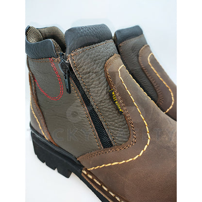 WR8025 - WEST RIDER MEN'S WORKING SAFETY BOOT / KASUT SAFETY KERJA LELAKI / MEN'S LEATHER WORKING SAFETY BOOT