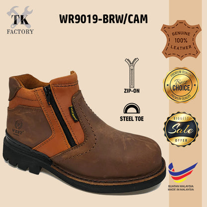 WR 9019 SERIES WEST RIDER SAFETY BOOT / KASUT SAFETY KERJA / LEATHER SAFETY BOOT HEAVY DUTY SAFETY BOOT