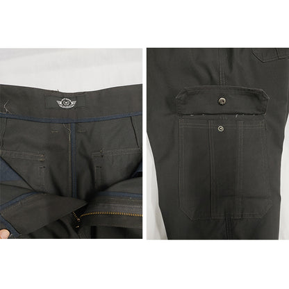 2066 SERIES - GY & KH [ WEST RIDER ] ( SIZE 28-40 ) MEN'S STRAIGHT CUT WORKING CARGO PANTS / SELUAR PANJANG KERJA LELAKI