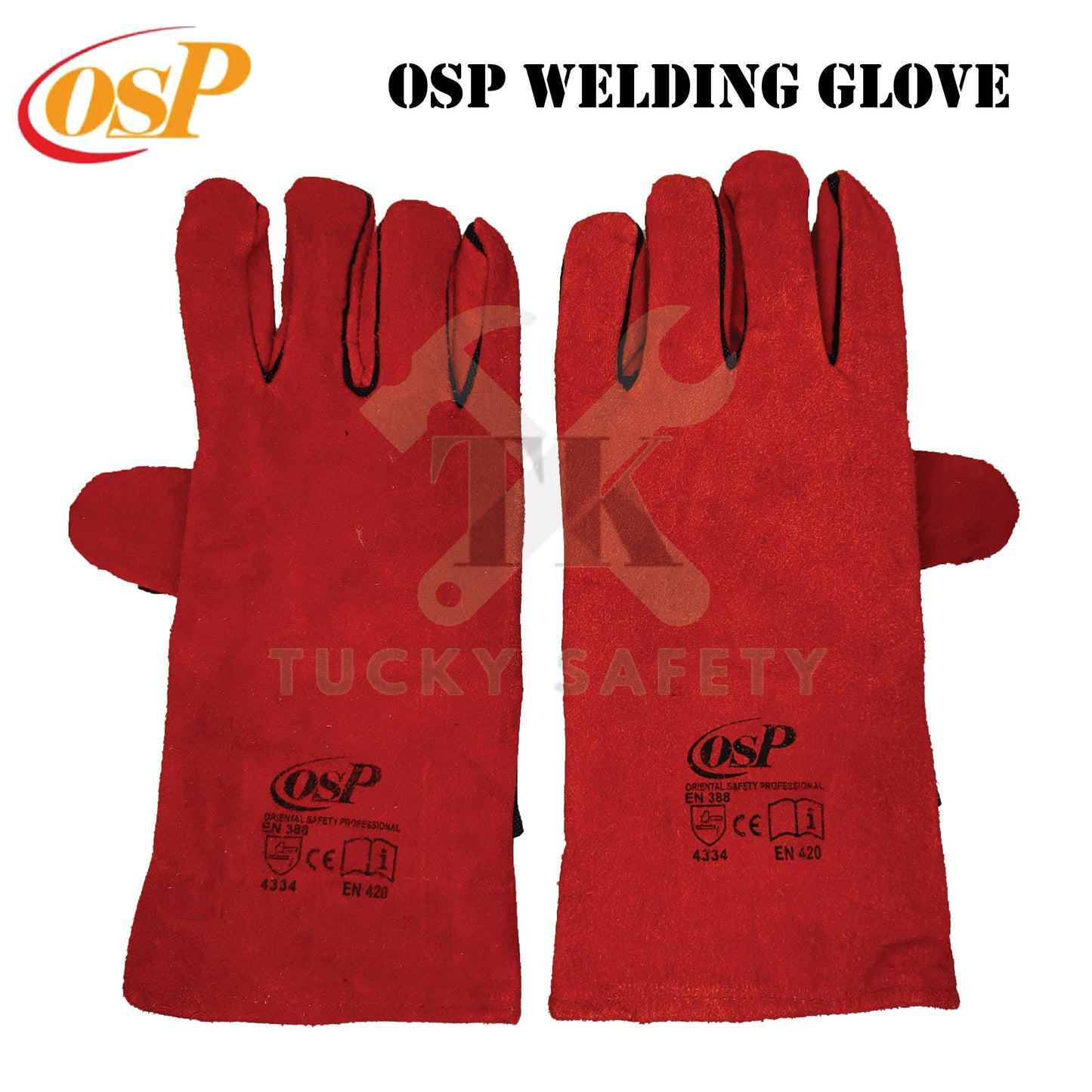 OSP WELDING GLOVE / READY STOCK WELDING GLOVE HAND PROTECTION HEAT PROTECTION GLOVE 472914