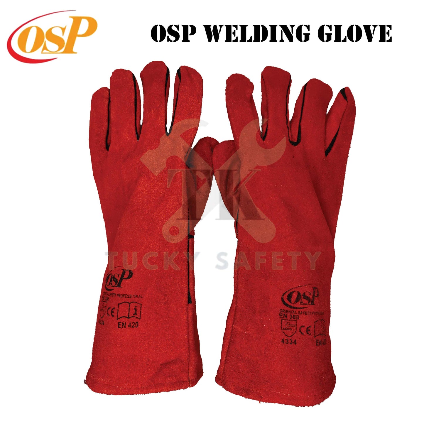 OSP WELDING GLOVE / READY STOCK WELDING GLOVE HAND PROTECTION HEAT PROTECTION GLOVE 472914