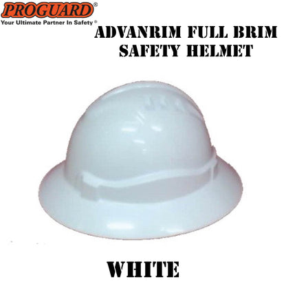 PROGUARD ADVANRIM FULL BRIM INDUSTRIAL SAFETY HELMET - TOPI KESELAMATAN - HEAD PROTECTIVE READY STOCK