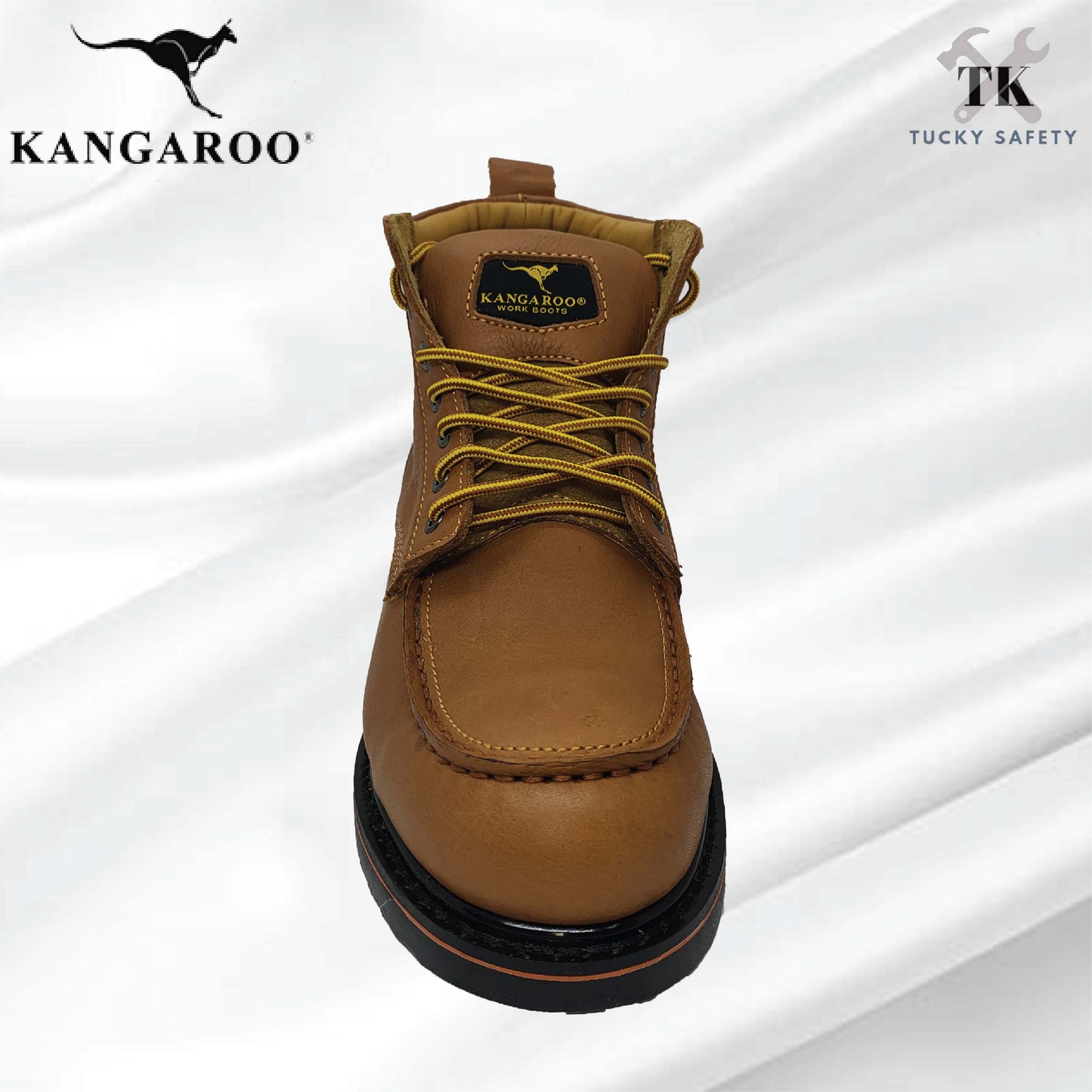 9930 SERIES - KANGAROO Original Men Safety Steel Toe Steel Plate Genuine Leather Safety Boot 9930-A70 & 9930-A71