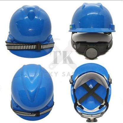 [ READY STOCK ] MSA V-GARD SAFETY HELMET / HEAD PROTECTIVE / TOPI KESELAMATAN ( BLUE / GREEN / WHITE / YELLOW / RED)