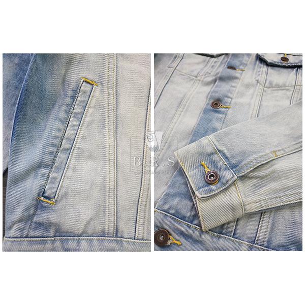 M221-02901 [ MUSTANG ] SIZE M-2XL MEN'S DENIM JEANS LONG SLEEVE JACKET / HIGH QUALITY FASHIONABLE OUTERWEAR JEANS JACKET