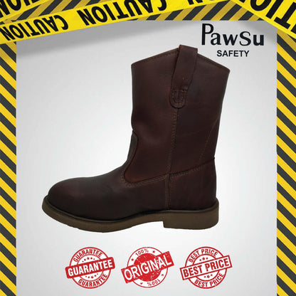 PS801 SERIES PAWSU MEN'S SAFETY BOOT / STEEL TOE PLATE HEAVY DUTY SAFETY BOOT / KASUT KERJA LELAKI