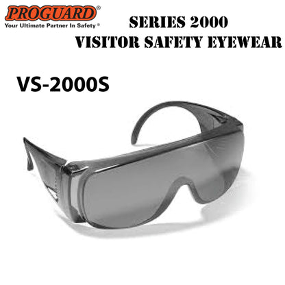 VS-2000 Clear & Smoke Lens PROGUARD Series 2000 Visitor Safety Eyewear VS-2000C / VS-2000S Impact Resistant Lens Clear Lens / Smoke Lens