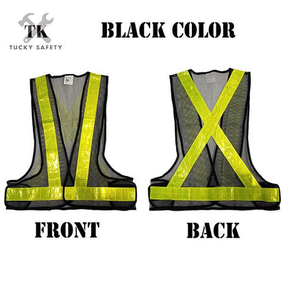 [ READY STOCK ] ADJUSTABLE SAFETY VISIBILITY REFLECTIVE VEST / NIGHT GLOWING / OUTDOOR ACTIVITY SAFETY VEST-FY