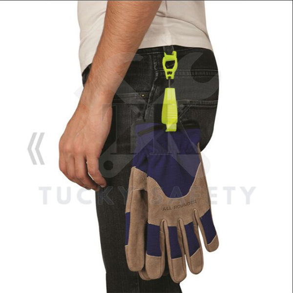 GLOVE HOLDER - [ RANDOM COLOUR ] SAFETY PLASTIC GLOVE HOLDER / HEAVY DUTY GLOVE CLIP HOLDER