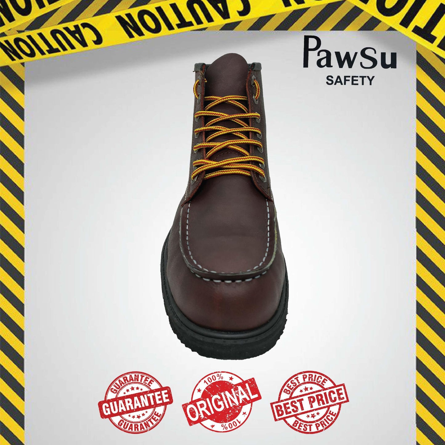 PS905 PAWSU MEN'S SAFETY BOOT / STEEL TOE PLATE HEAVY DUTY SAFETY BOOT / KASUT KERJA LELAKI SAFETY SHOES