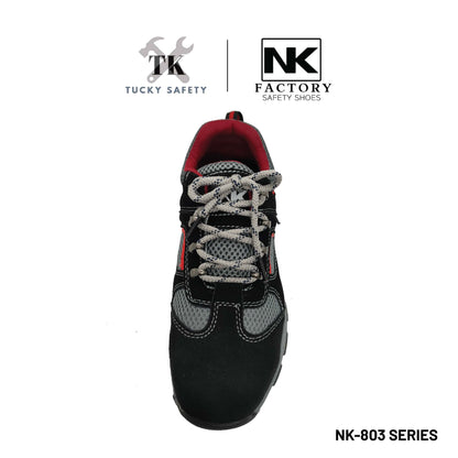 NK SAFETY SHOES STEEL TOE CAP SPORTY SAFETY SHOES STEEL PLATE NK-803 SERIES 803 SERIES