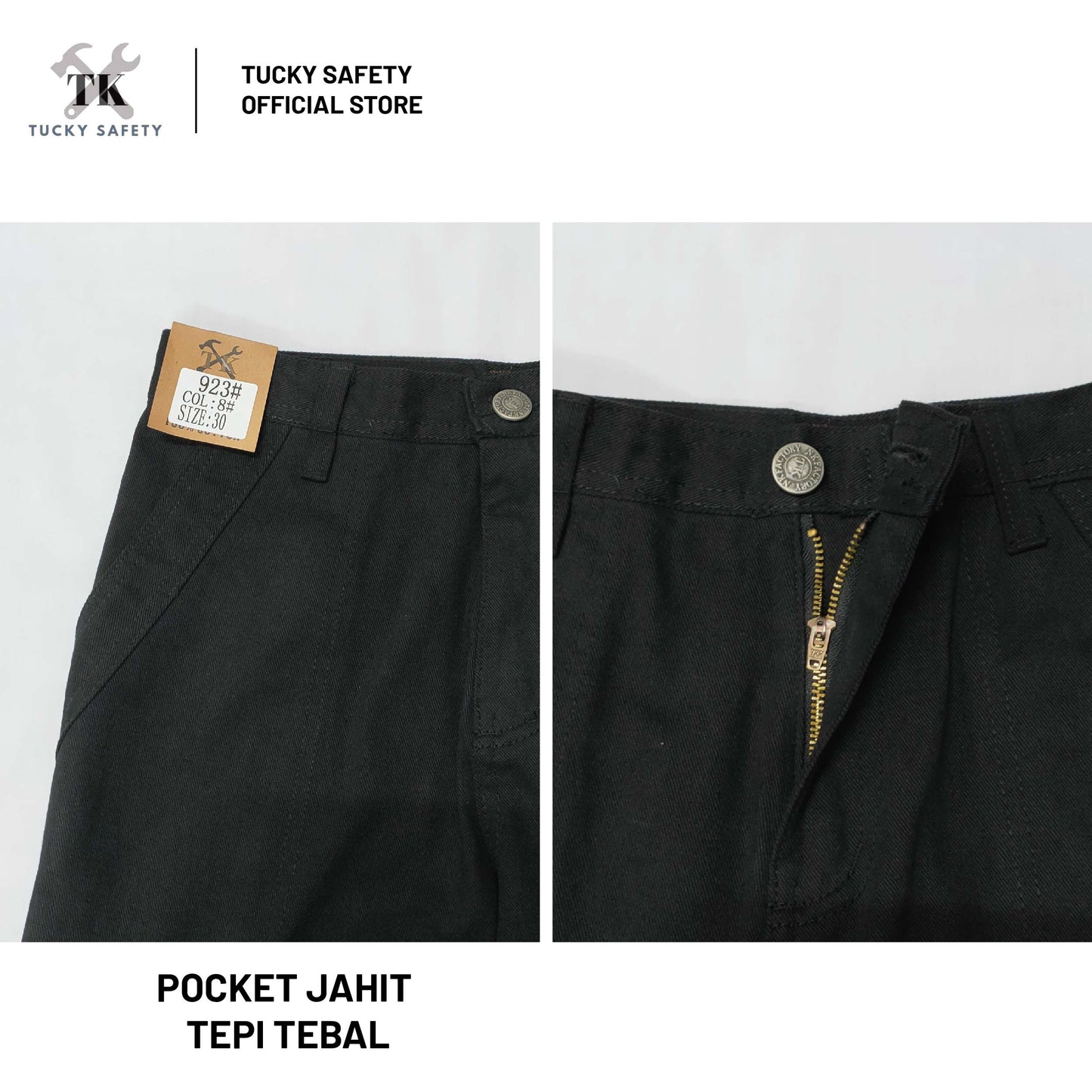 923 [ TK ] MEN'S HEAVY DUTY WORKING PANTS KAIN TEBAL THICK FABRIC CARGO PANTS  SELUAR KERJA SELUAR CARGO