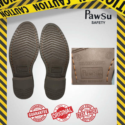 PS803 SERIES PAWSU MEN'S SAFETY BOOT / STEEL TOE PLATE HEAVY DUTY SAFETY BOOT / KASUT KERJA LELAKI